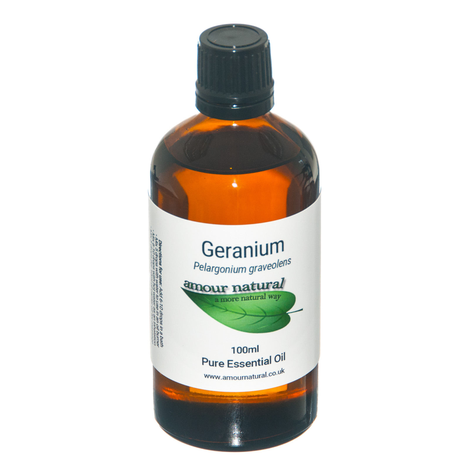 myVidaPure Geranium Essential Oil Organic 4 Fl.oz.- 120 ml.